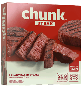 Chunk Foods Vegan Steak Products *NOT Gluten-Free*