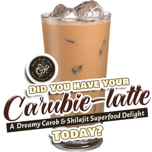 CARUBIE-LATTE Original Delicious Carob Shilajit Brain Food