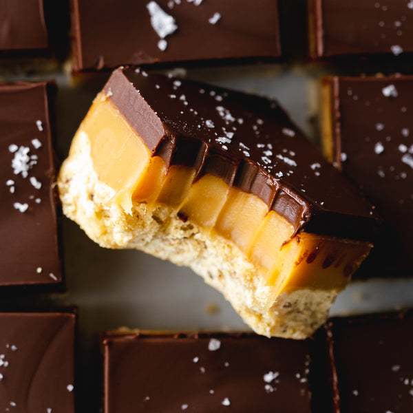 Carubie-latte Millionaires Shortbread - Made in Small Batches, Order Yours Today!