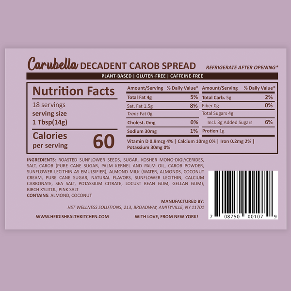 CARUBELLA Rich Carob Spread ❤️