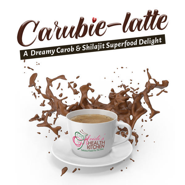 CARUBIE-LATTE  Delicious Carob Shilajit Powder, SHIPS 3/5/24