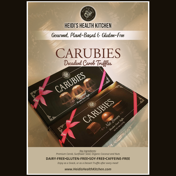CARUBIES® Rich Carob Truffles *SHIPS WITH ICEPACKS/DRY ICE*