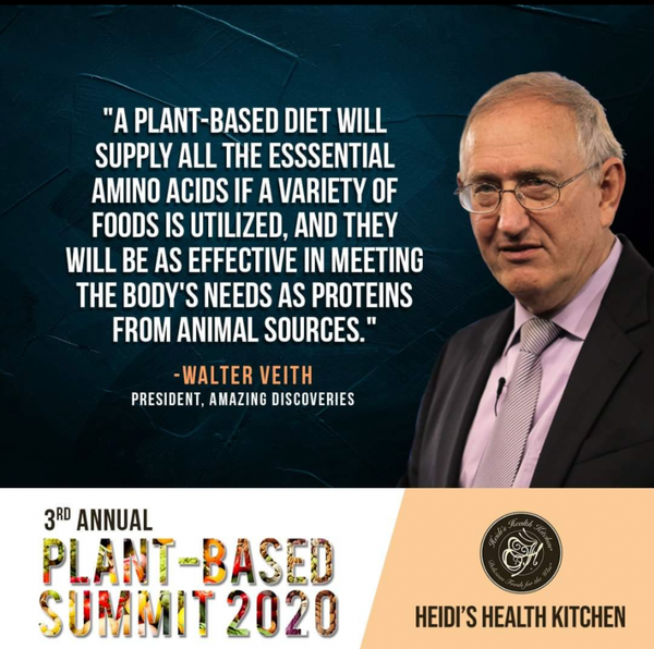 WATCH THE 3RD ANNUAL PLANT-BASED SUMMIT ONLINE,  Register For Your 12 Month EXTENDED Personal Viewing Now!