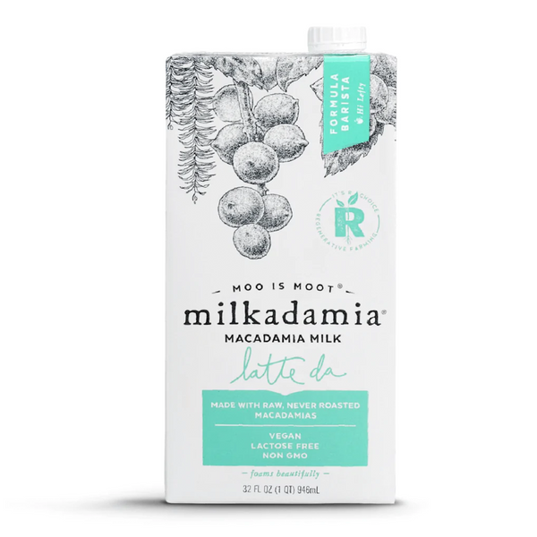 Market Favorite: Latte da Barista Macadamia Milk, Unsweetened & Original